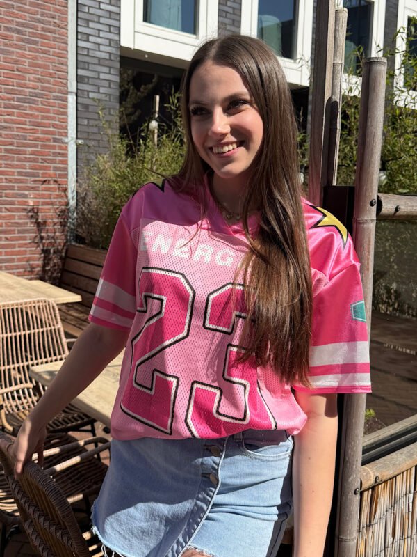 Roze jersey Energetic