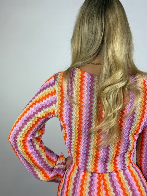 Roze/ multi gehaakte top