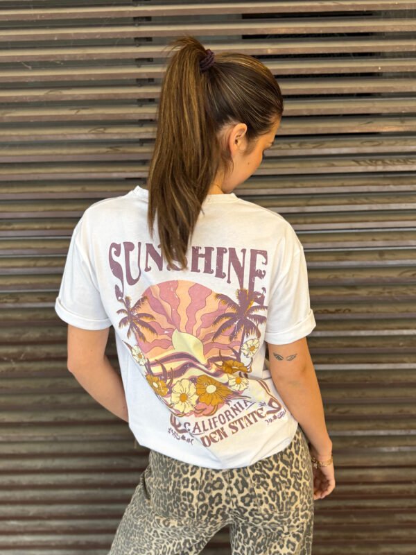Wit t-shirt sunshine golden state