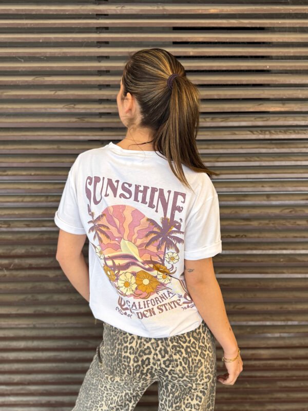 Wit t-shirt sunshine golden state