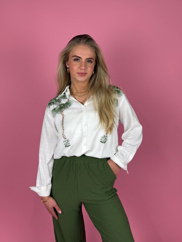 Witte blouse Patty