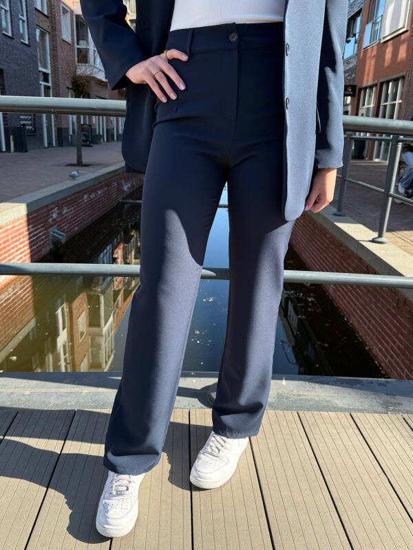 ZM - navy highwaist pantalon
