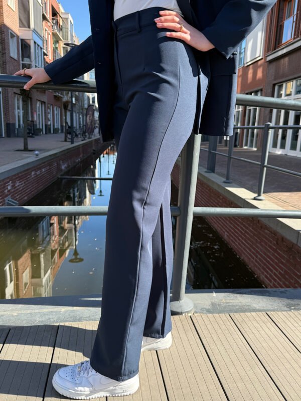 ZM - navy highwaist pantalon