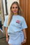 Blauw t-shirt San Diego