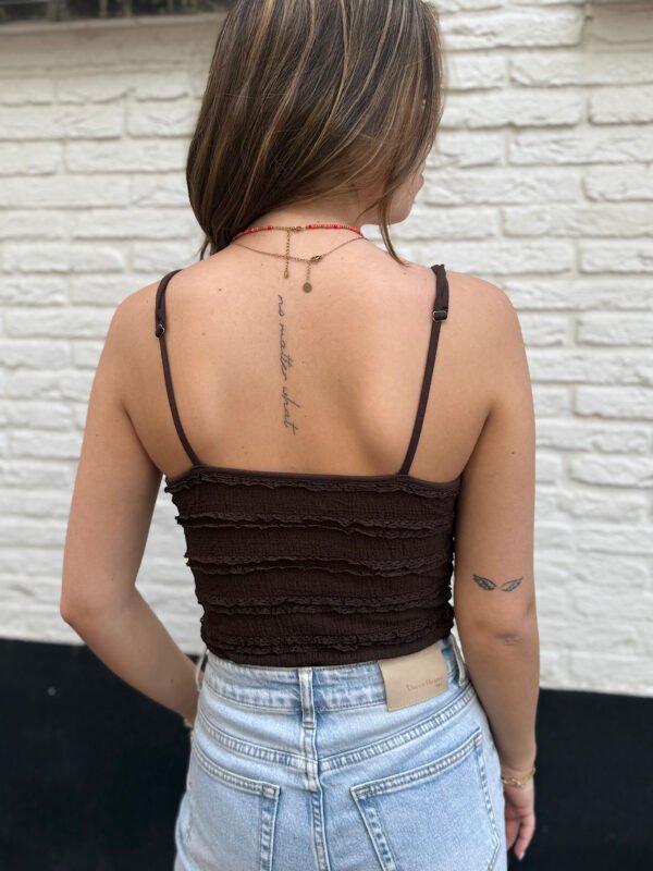Bruine body wavy patroon