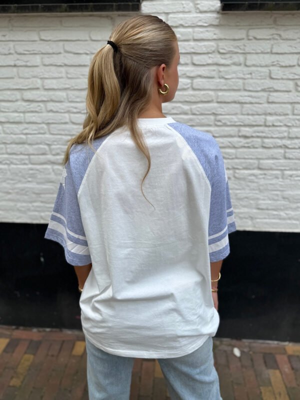 Wit/ grijs t-shirt Beverly Hills