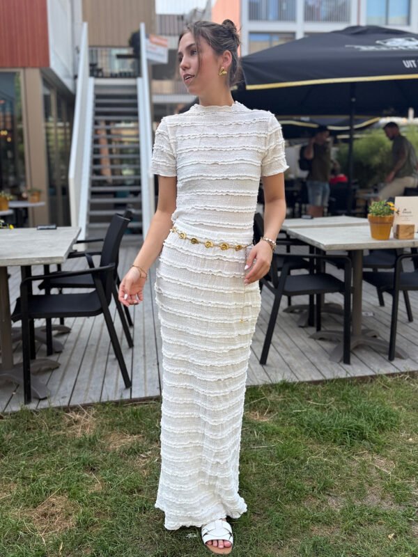 Witte rok Lacy