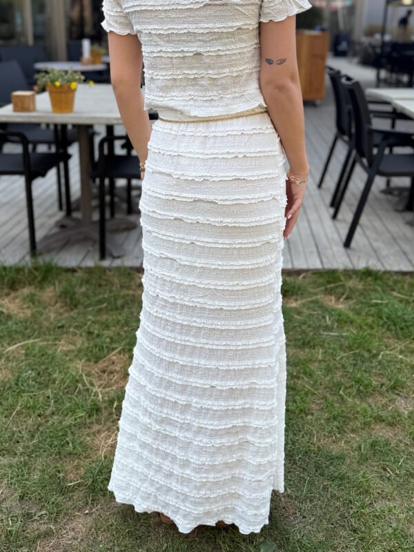 Witte rok Lacy