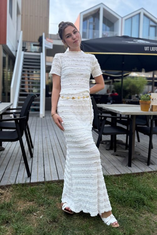 Witte rok Lacy