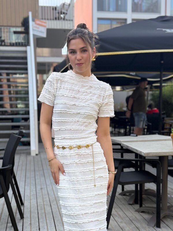 Witte top Lacy