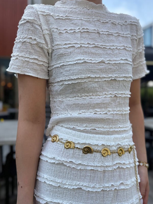 Witte top Lacy