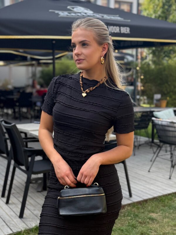 Zwarte top Lacy