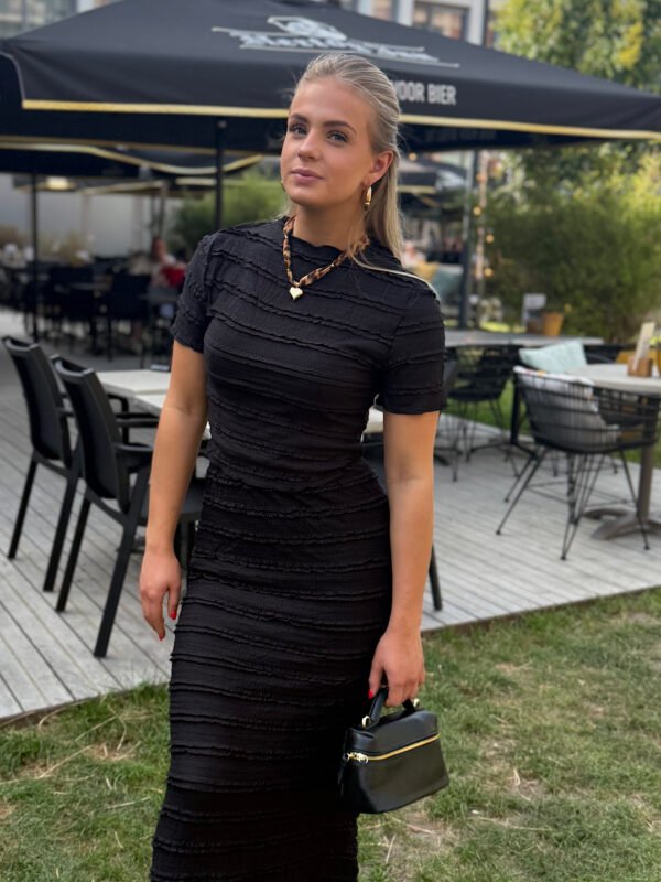Zwarte top Lacy