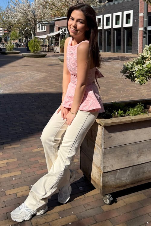 Beige extra tall straight leg 2181