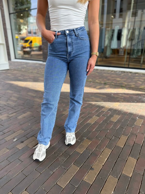 Blauwe straight leg jeans 2712