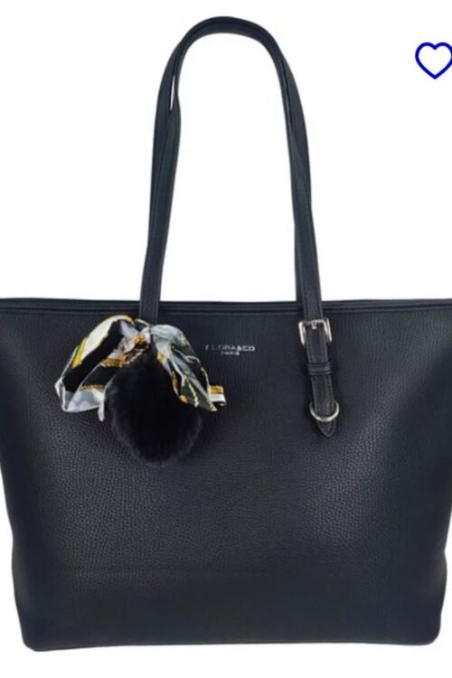 Zwarte shopper met sjaaltje Joy 2508