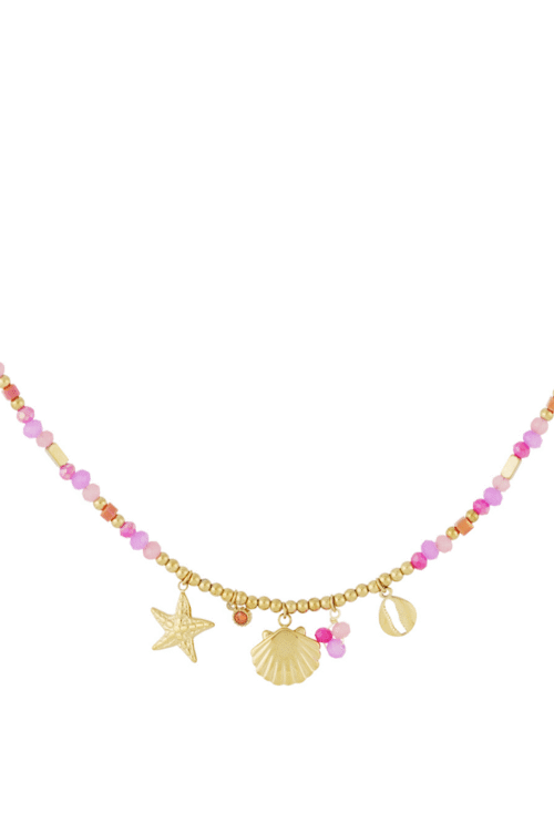 Gouden queen of the sea ketting