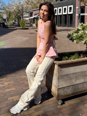 Beige extra tall straight leg 2181