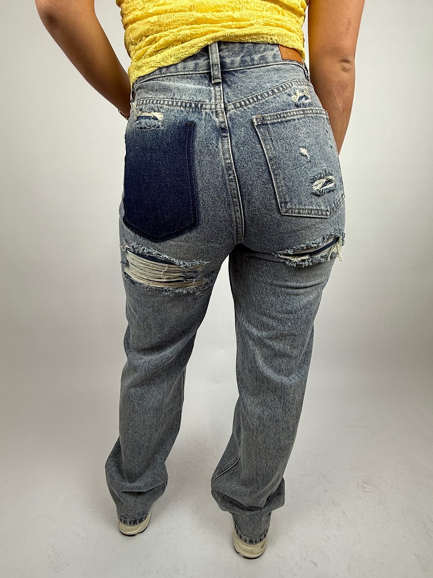 Blauwe musthave jeans 2082