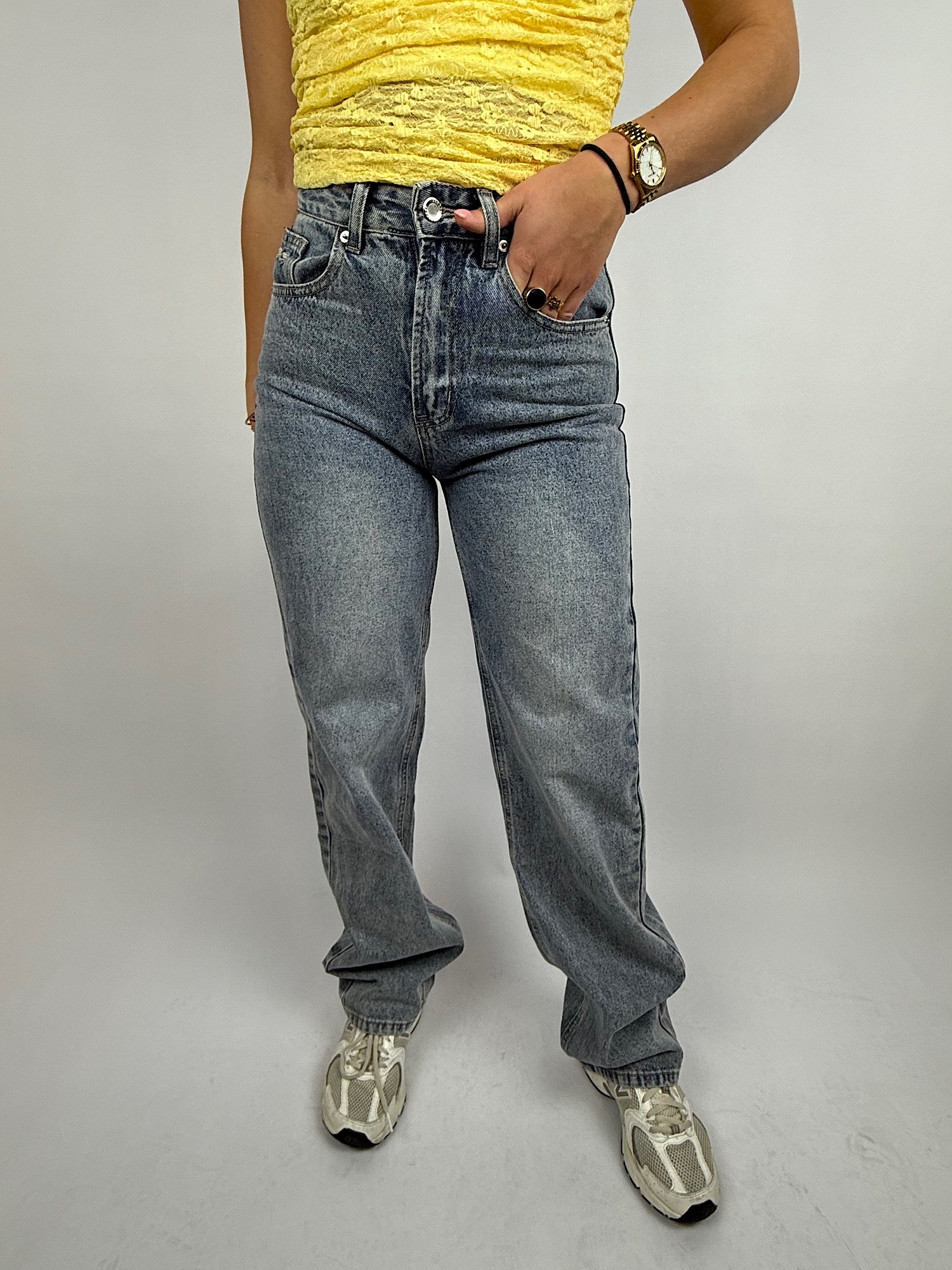 Blauwe musthave jeans 2082