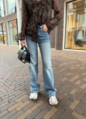 Blauwe straight leg jeans extra tall 6270 Blauwe straight leg jeans extra tall 6270