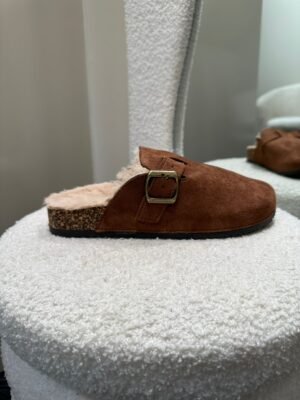 Bruine instapper clogs