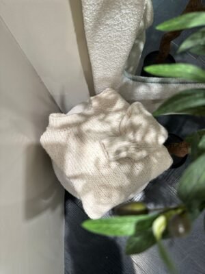 Ecru gebreide trui LUMI