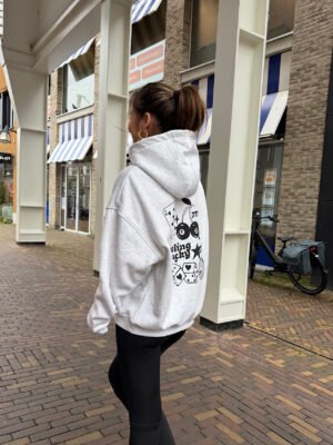 Grijze hoodie lucky seven