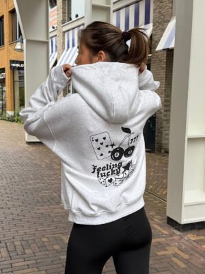 Grijze hoodie lucky seven