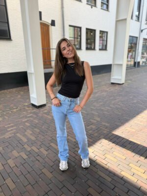 Lichtblauwe extra tall straight leg jeans 3112