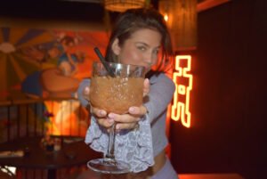 Lila kanten top Romée