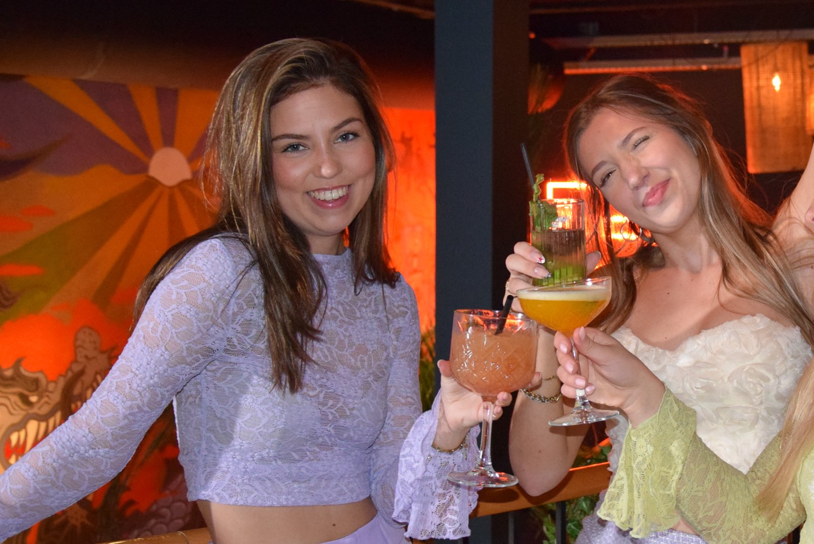 Lila kanten top Romée