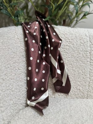 Polkadot sjaaltje – bruin Polkadot sjaaltje - bruin