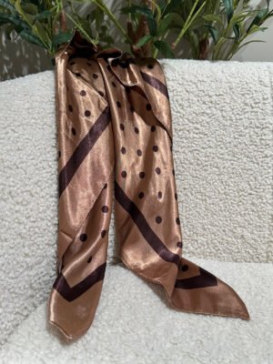 Polkadot sjaaltje – camel Polkadot sjaaltje - camel