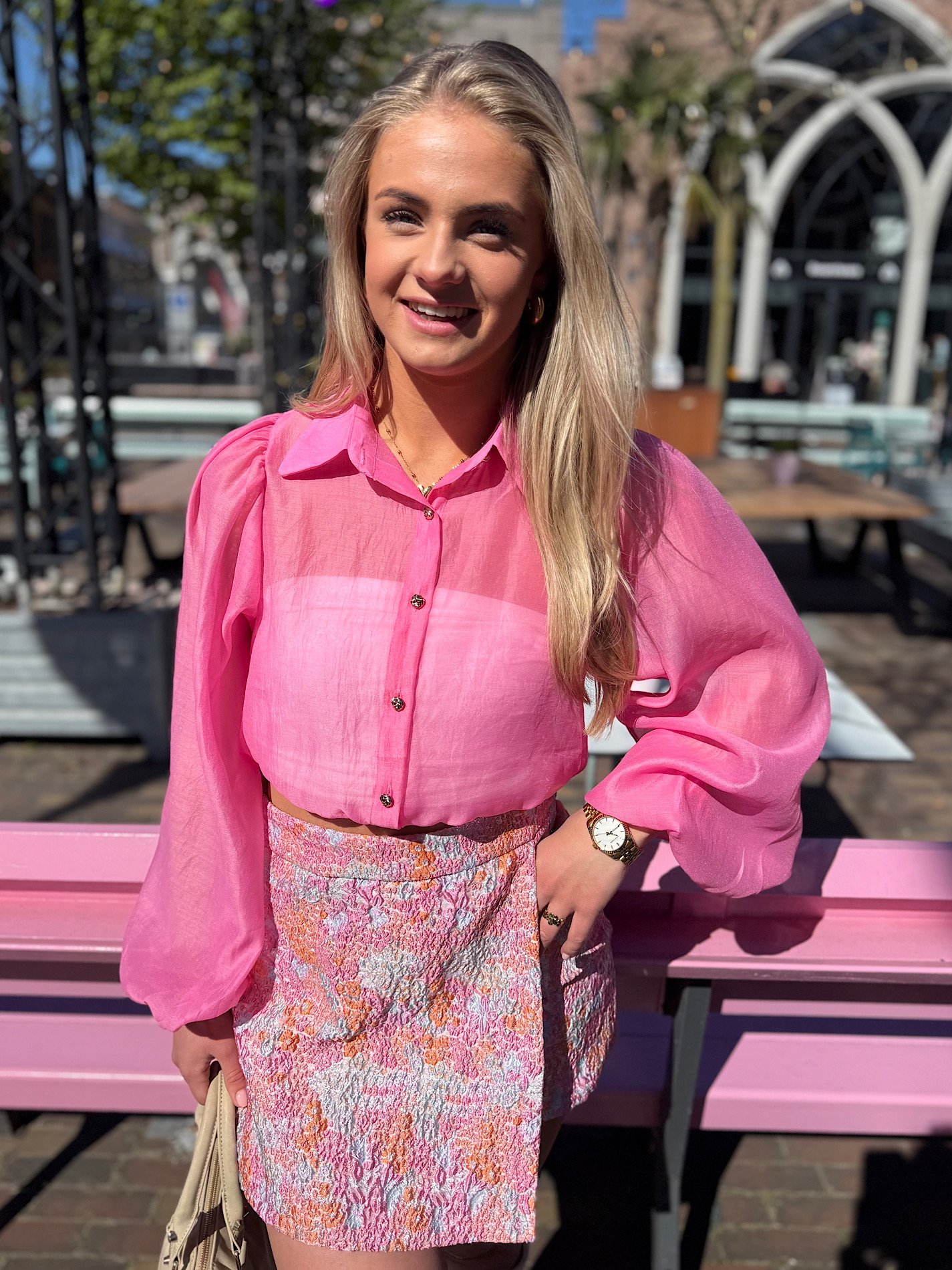 Roze see true blouse