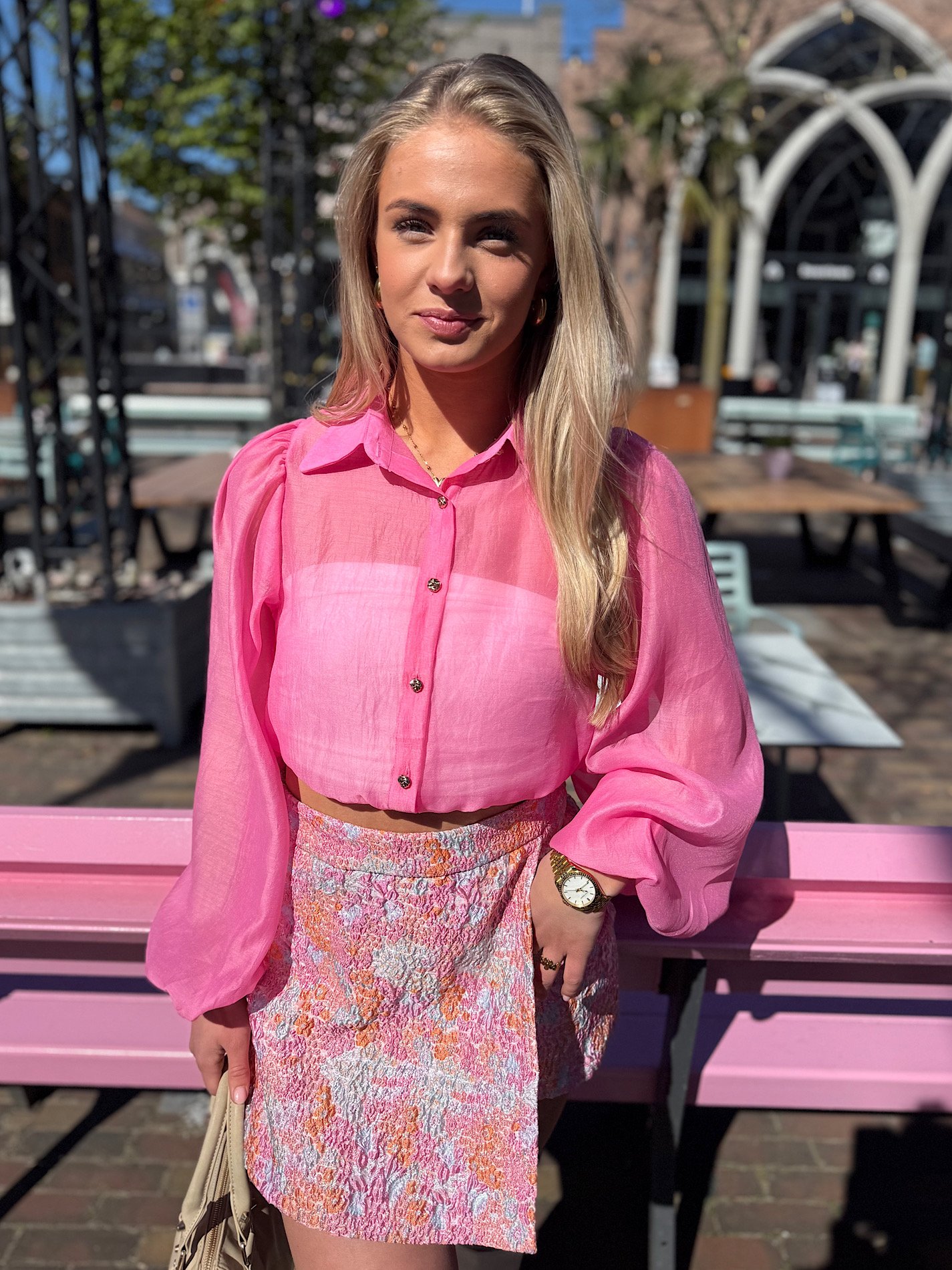 Roze see true blouse