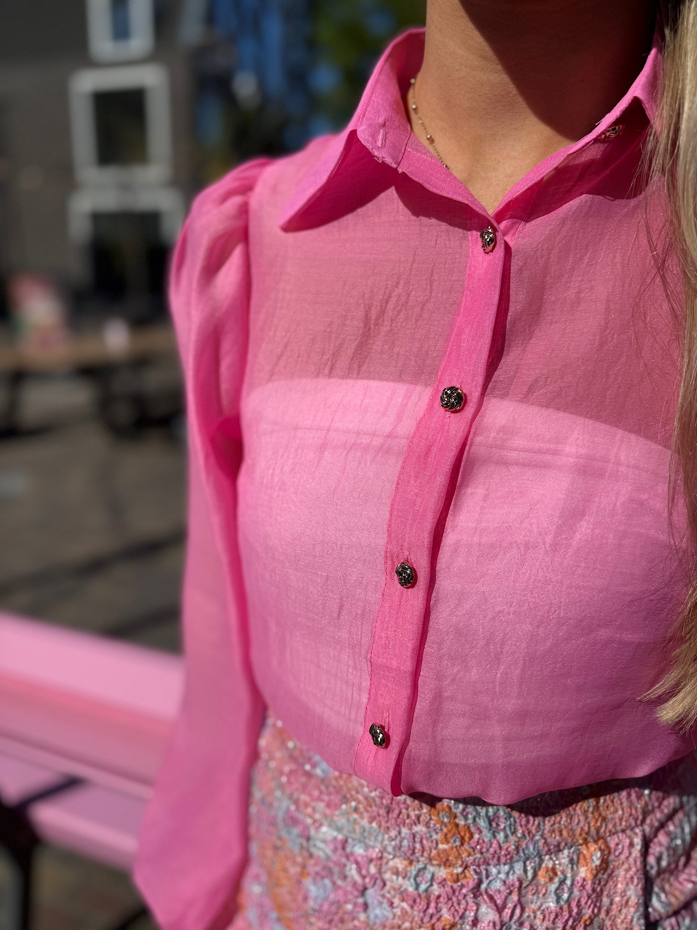Roze see true blouse