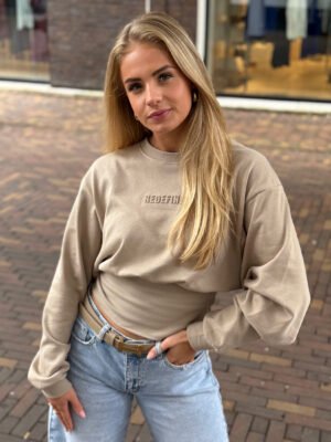 Taupe Redefined 3D sweater