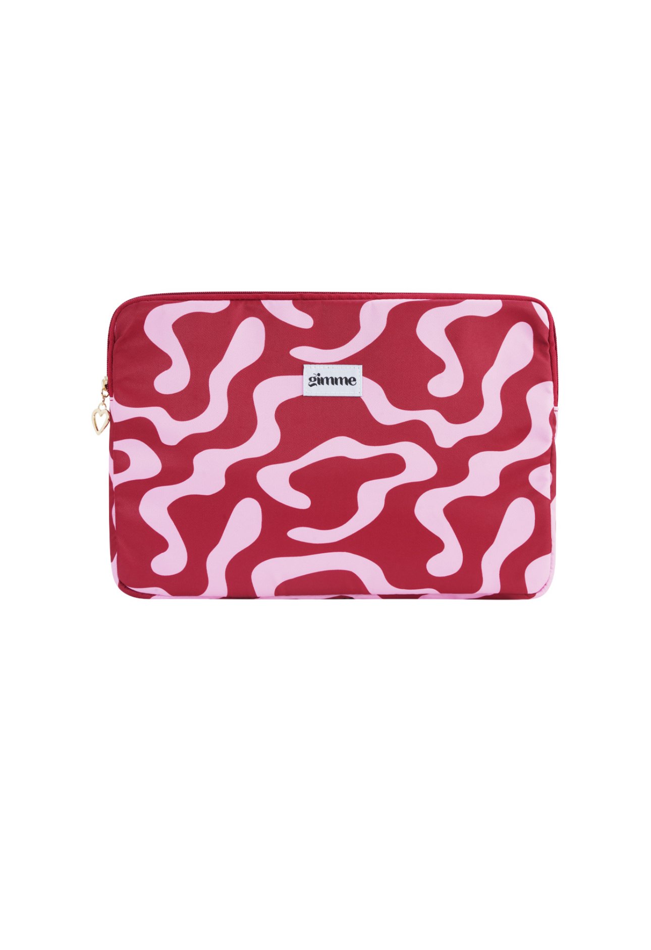 Trend patroon laptophoes - bordeaux