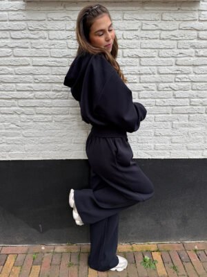 Wide leg jogger Noa - Navy