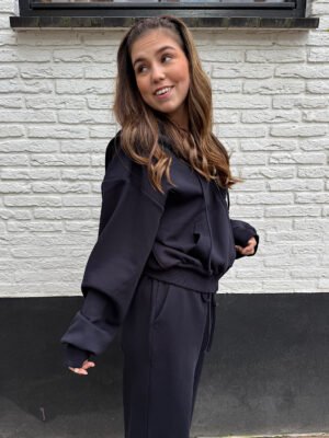 Zip hoodie Noa - Navy