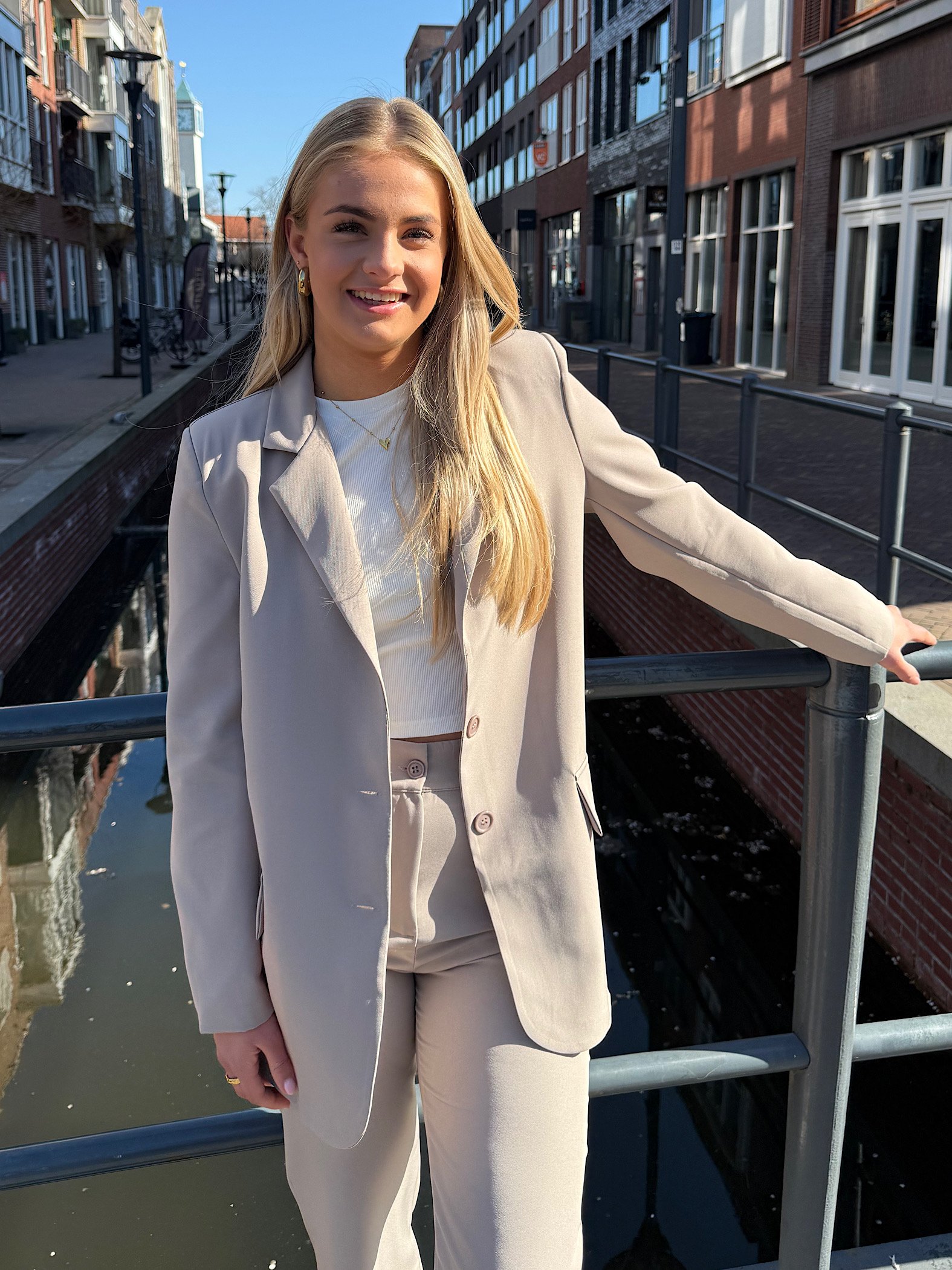 ZM - taupe oversized blazer