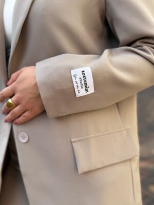 ZM - taupe studio blazer