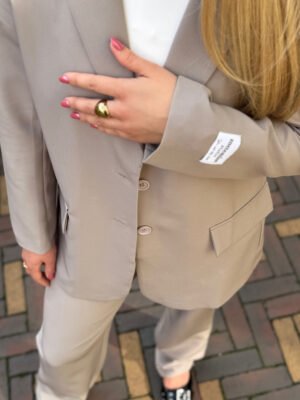 ZM - taupe studio blazer