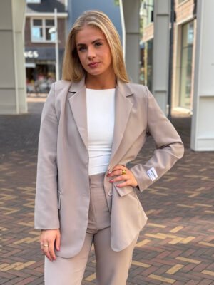 ZM - taupe studio blazer