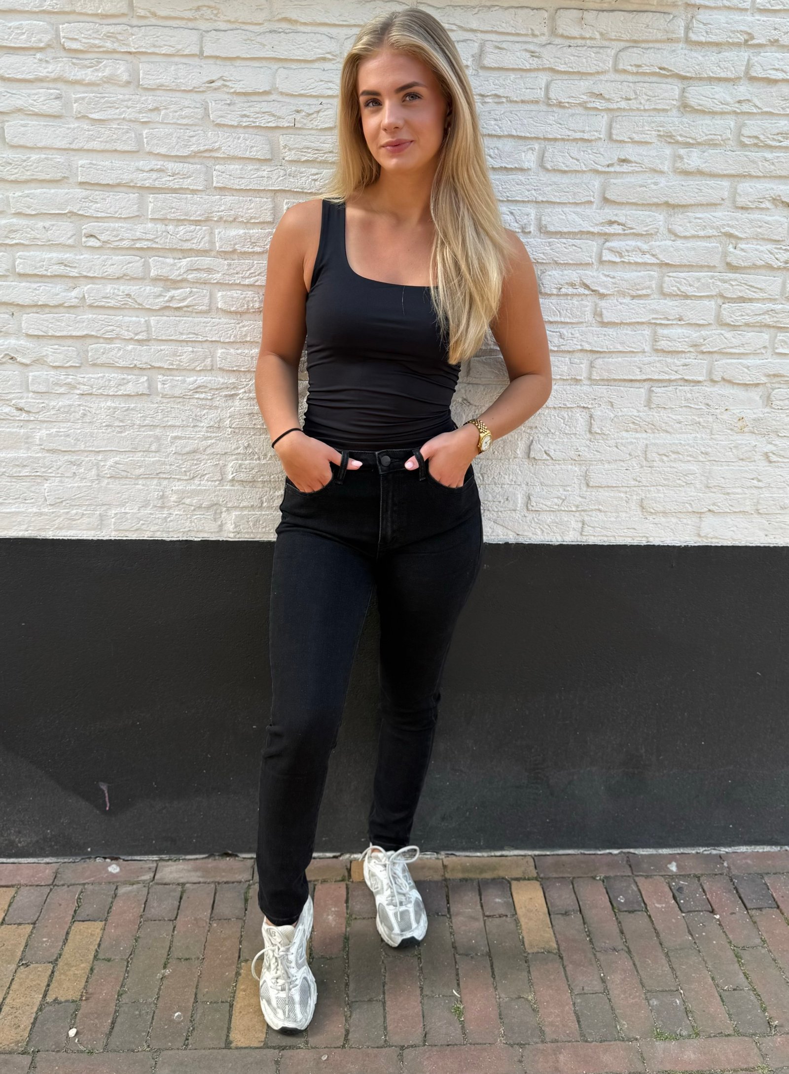 Zwarte skinny jeans 2768