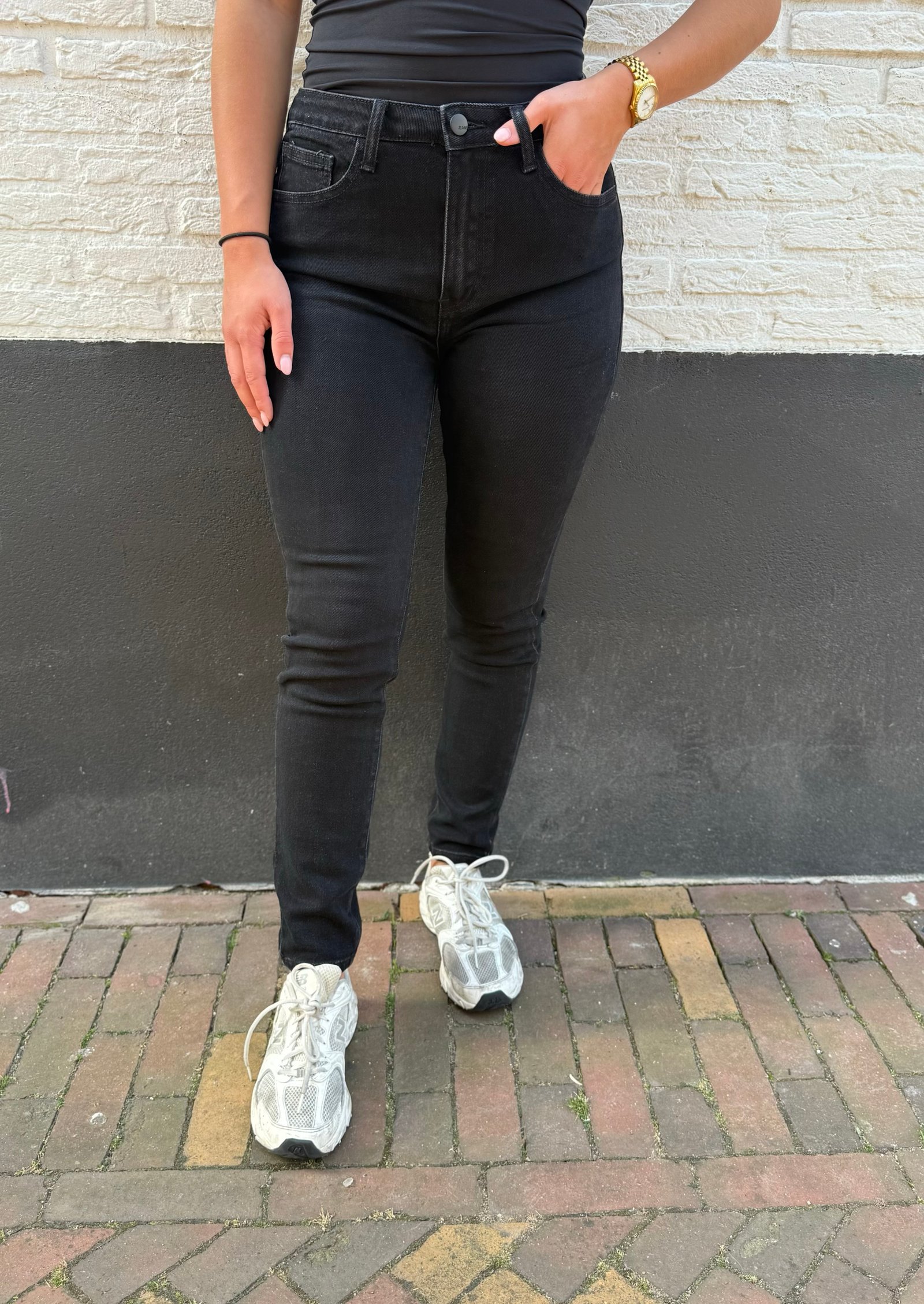 Zwarte skinny jeans 2768