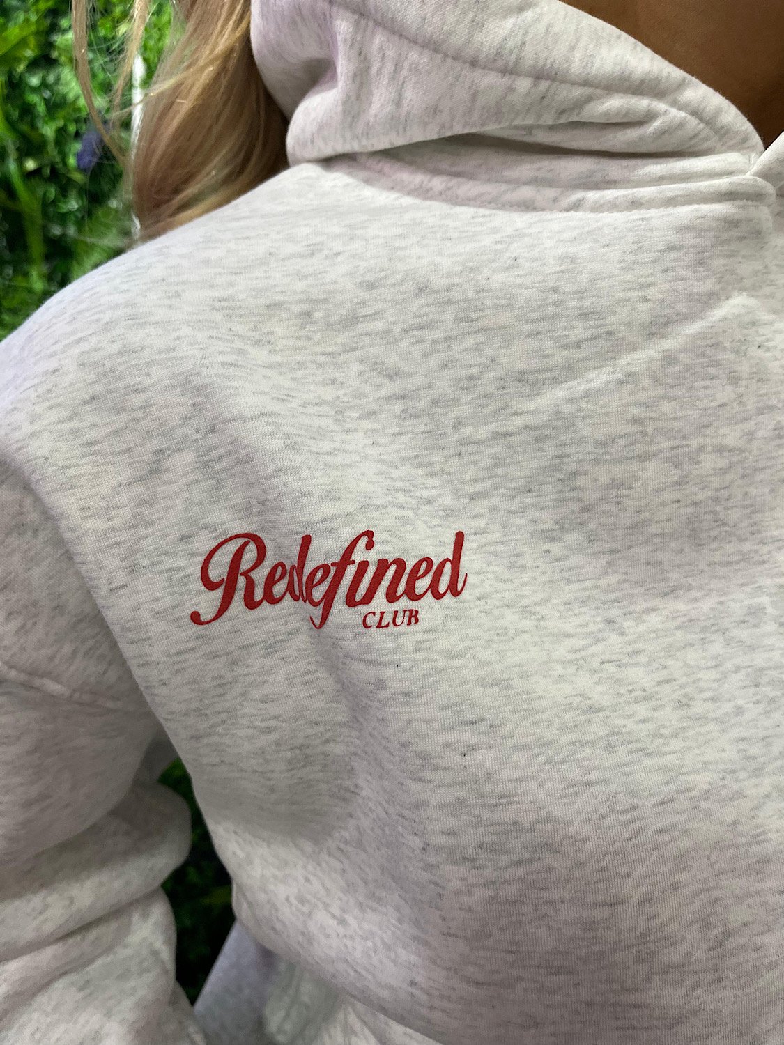 Heart hoodie - grijs