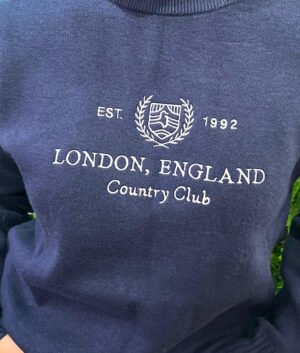 London knit sweater - navy