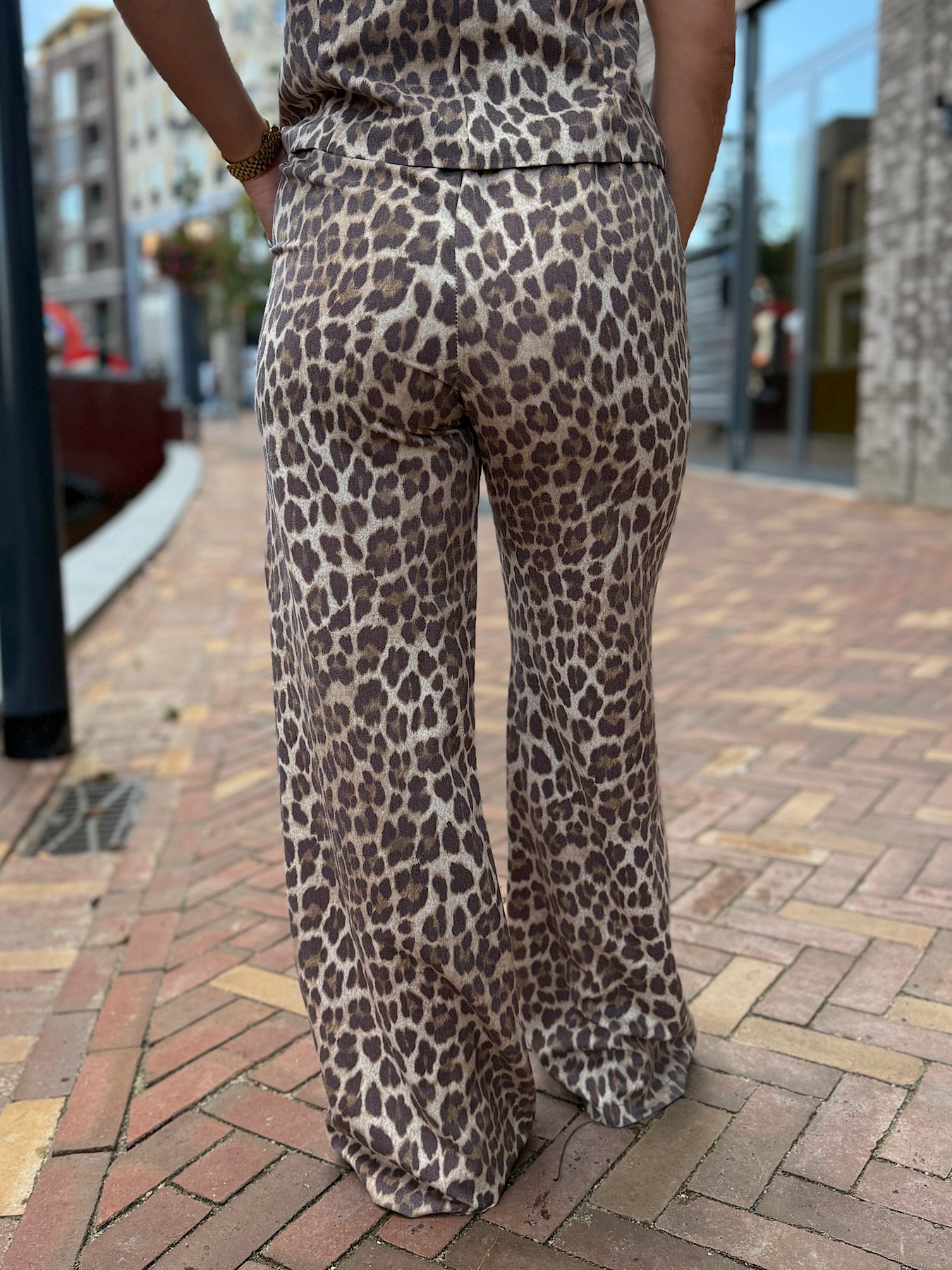 ZM - leopard studio broek